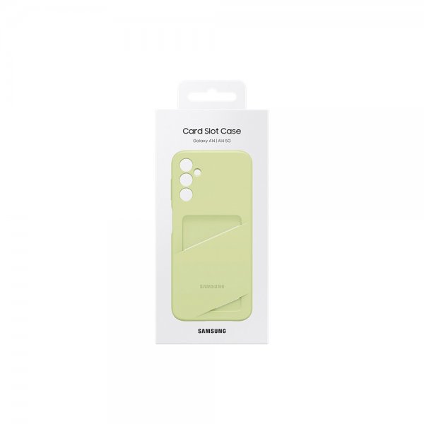 Samsung Original Galaxy A14 Skal Card Slot Case Lime