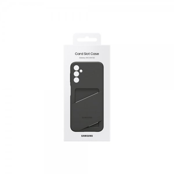 Samsung Original Galaxy A14 Skal Card Slot Case Svart