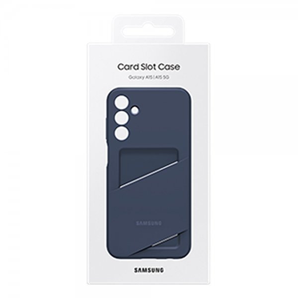 Samsung Original Galaxy A15 Skal Card Slot Case Blueblack