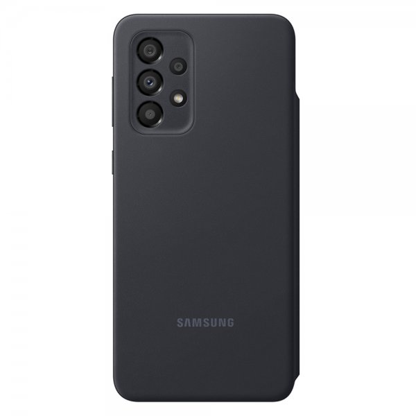 Samsung Original Galaxy A33 5G Fodral Smart S View Wallet Cover Svart