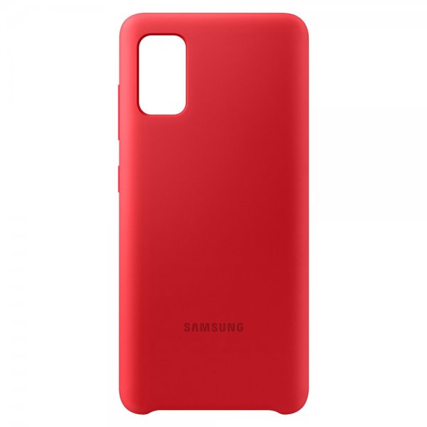 Samsung Original Galaxy A41 Skal Silicone Cover Röd