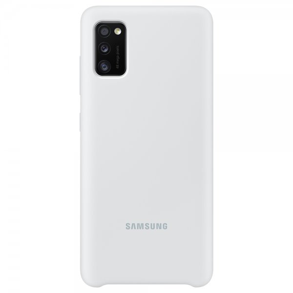Samsung Original Galaxy A41 Skal Silicone Cover Vit