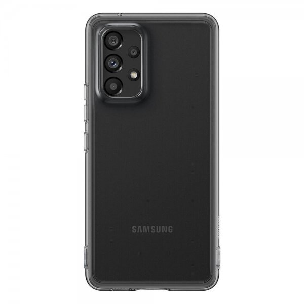 Samsung Original Galaxy A53 5G Skal Soft Clear Cover Svart