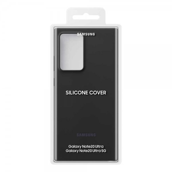 Samsung Original Galaxy Note 20 Ultra Skal Silicone Cover Svart