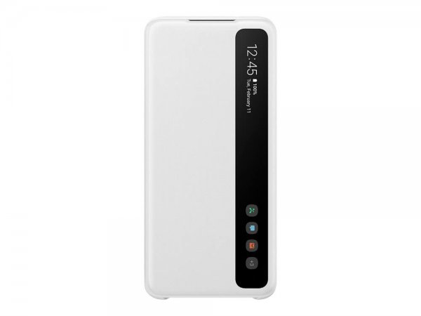 Samsung Original Galaxy S20 Fodral Smart Clear View Cover Vit
