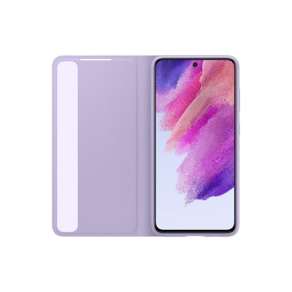 Samsung Original Galaxy S21 FE Fodral Smart Clear View Cover Lavender