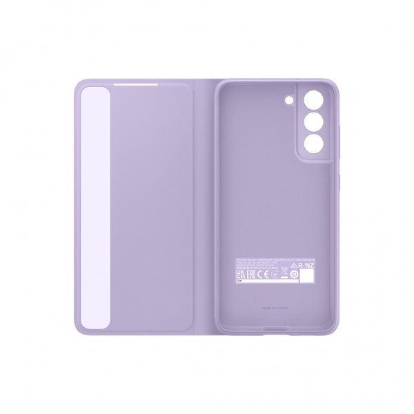 Samsung Original Galaxy S21 FE Fodral Smart Clear View Cover Lavender