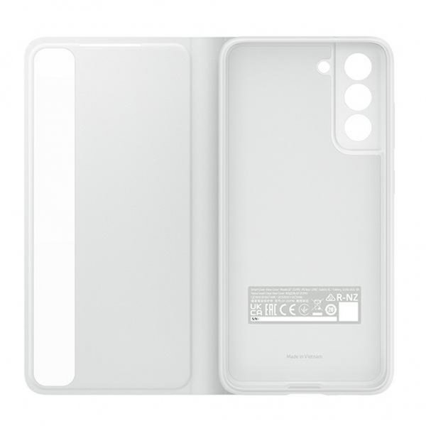Samsung Original Galaxy S21 FE Fodral Smart Clear View Cover Vit