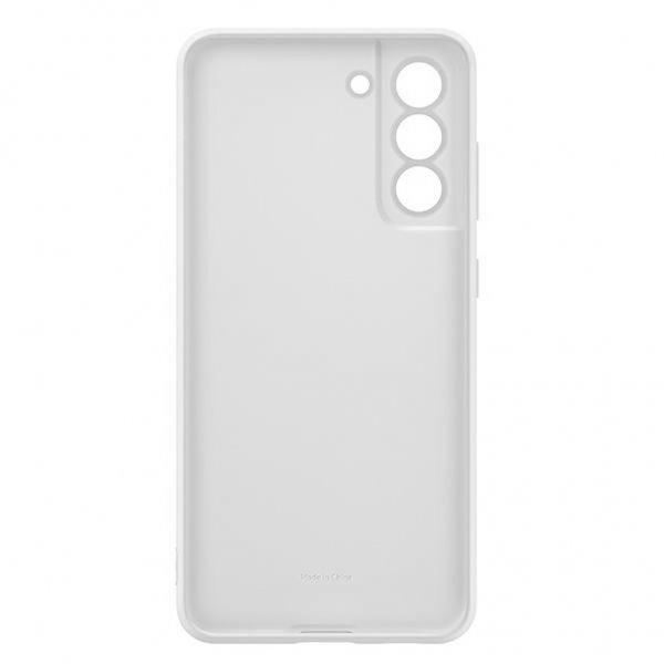 Samsung Original Galaxy S21 FE Skal Silicone Cover Vit