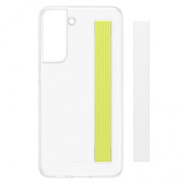Samsung Original Galaxy S21 FE Skal Slim Strap Cover Vit