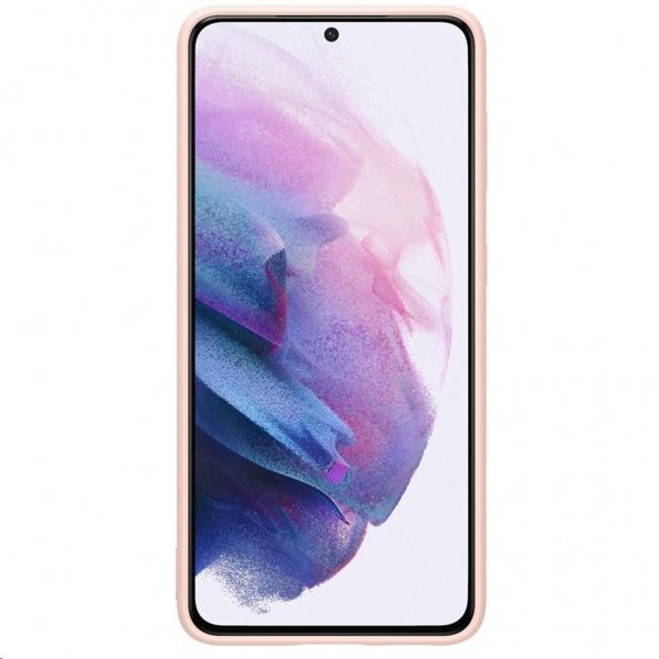 Samsung Original Galaxy S21 Skal Silicone Cover Rosa