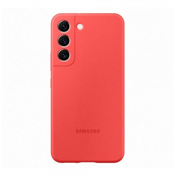 Samsung Original Galaxy S22 Plus Skal Silicone Cover Coral