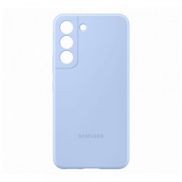 Samsung Original Galaxy S22 Plus Skal Silicone Cover Sky Blue