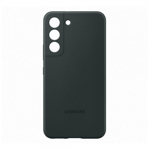 Samsung Original Galaxy S22 Skal Silicone Cover Dark Green