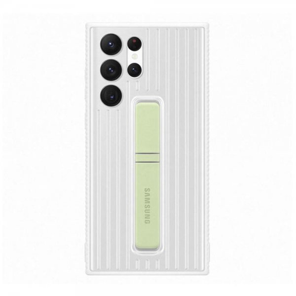 Samsung Original Galaxy S22 Ultra Skal Protective Standing Cover Vit