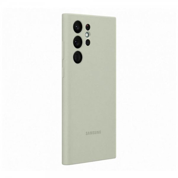 Samsung Original Galaxy S22 Ultra Skal Silicone Cover Olive Green
