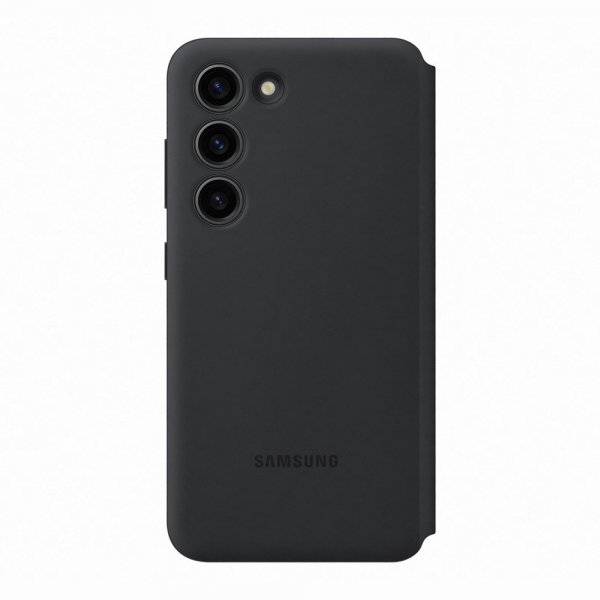Samsung Original Galaxy S23 Plus Fodral Smart View Wallet Case Svart