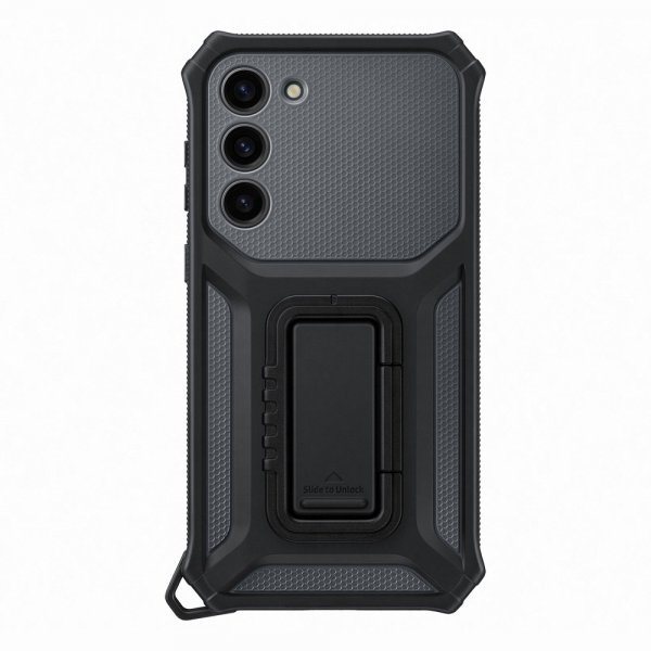 Samsung Original Galaxy S23 Plus Skal Rugged Gadget Case Svart