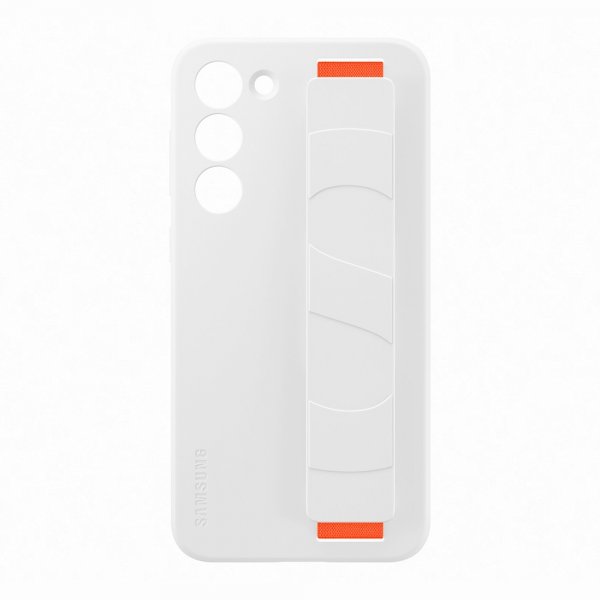 Samsung Original Galaxy S23 Plus Skal Silicone Grip Case Vit
