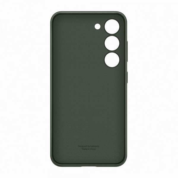 Samsung Original Galaxy S23 Skal Leather Cover Grön