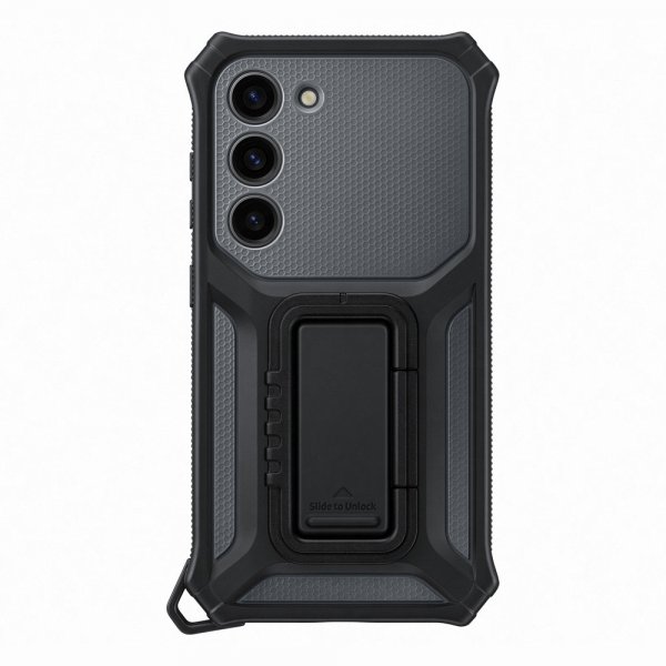 Samsung Original Galaxy S23 Skal Rugged Gadget Case Svart