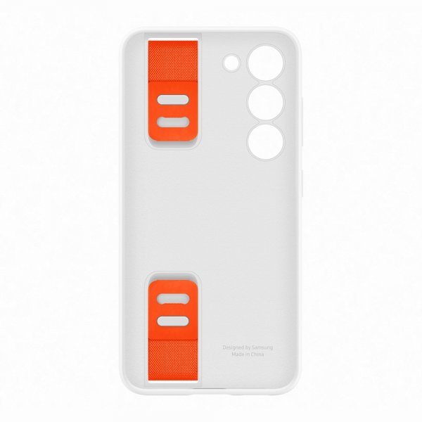Samsung Original Galaxy S23 Skal Silicone Grip Case Vit