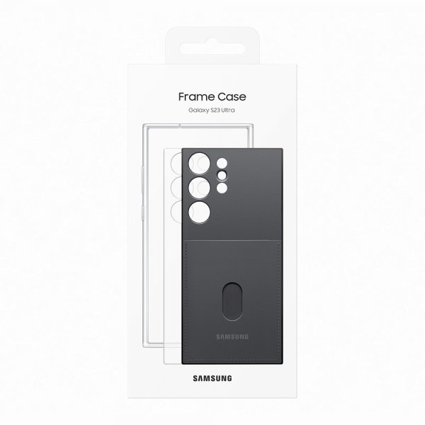 Samsung Original Galaxy S23 Ultra Skal Frame Case Svart