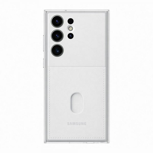 Samsung Original Galaxy S23 Ultra Skal Frame Case Vit