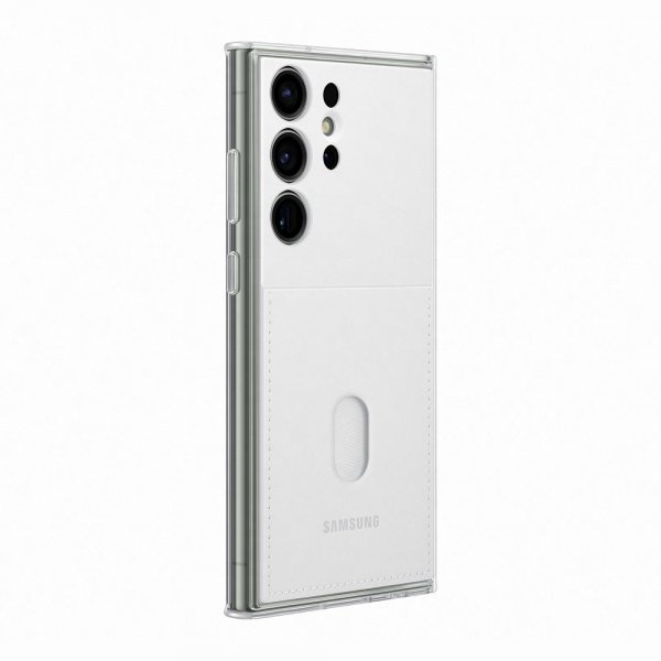 Samsung Original Galaxy S23 Ultra Skal Frame Case Vit