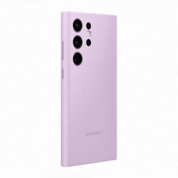 Samsung Original Galaxy S23 Ultra Skal Silicone Cover Lavender