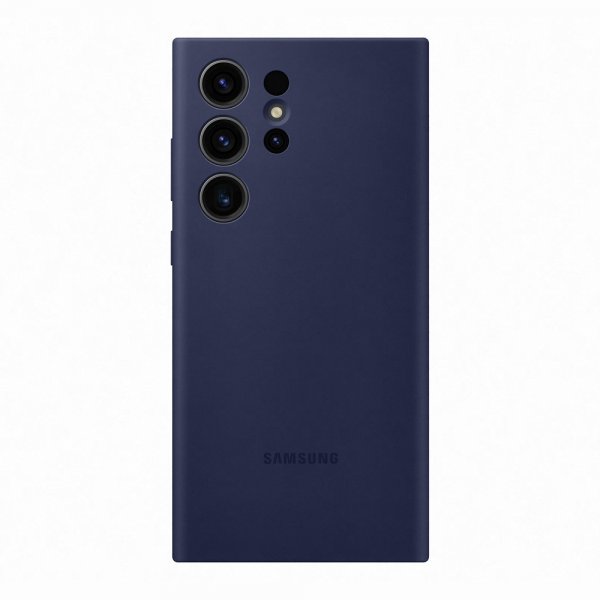 Samsung Original Galaxy S23 Ultra Skal Silicone Cover Navy