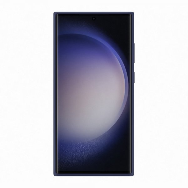 Samsung Original Galaxy S23 Ultra Skal Silicone Cover Navy