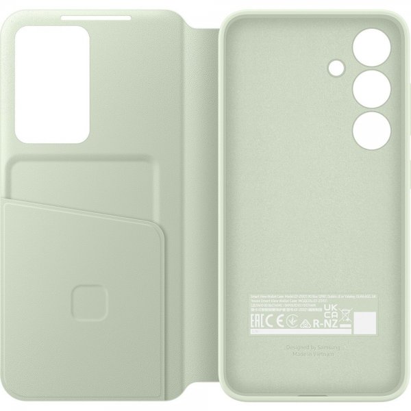 Samsung Original Galaxy S24 Fodral Smart View Wallet Case Light Green