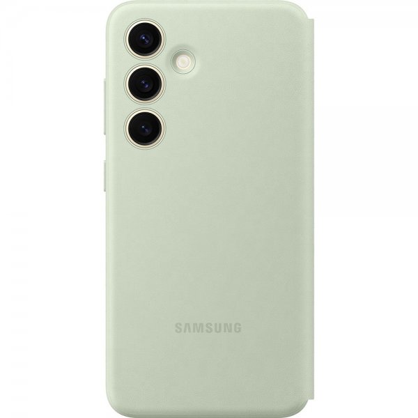 Samsung Original Galaxy S24 Fodral Smart View Wallet Case Light Green