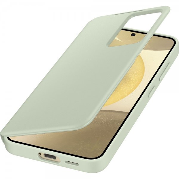 Samsung Original Galaxy S24 Fodral Smart View Wallet Case Light Green