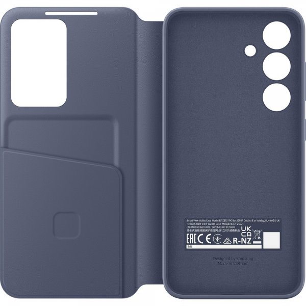 Samsung Original Galaxy S24 Fodral Smart View Wallet Case Violet