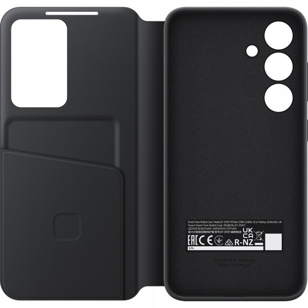 Samsung Original Galaxy S24 Plus Fodral Smart View Wallet Case Svart