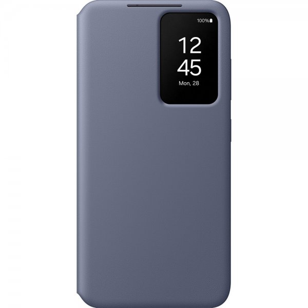 Samsung Original Galaxy S24 Plus Fodral Smart View Wallet Case Violet