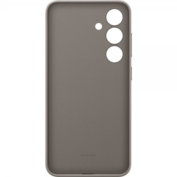Samsung Original Galaxy S24 Plus Skal Vegan Leather Case Taupe