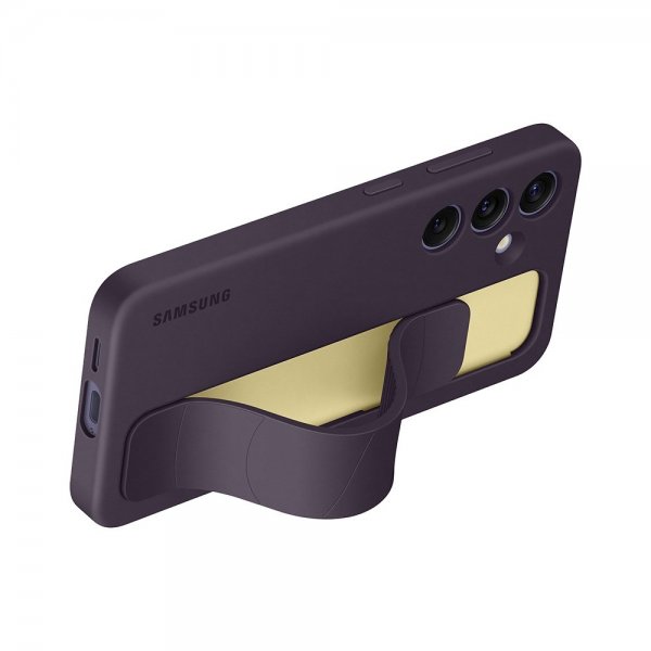 Samsung Original Galaxy S24 Skal Standing Grip Case Dark Violet