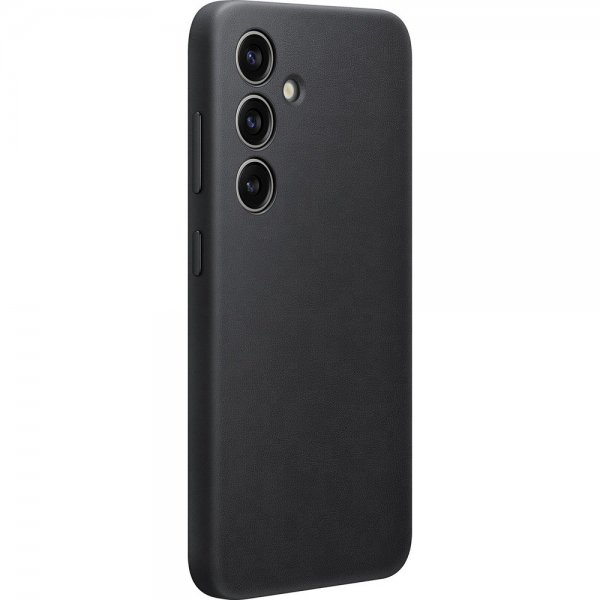 Samsung Original Galaxy S24 Skal Vegan Leather Case Svart