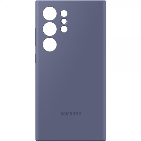Samsung Original Galaxy S24 Ultra Skal Silicone Case Violet