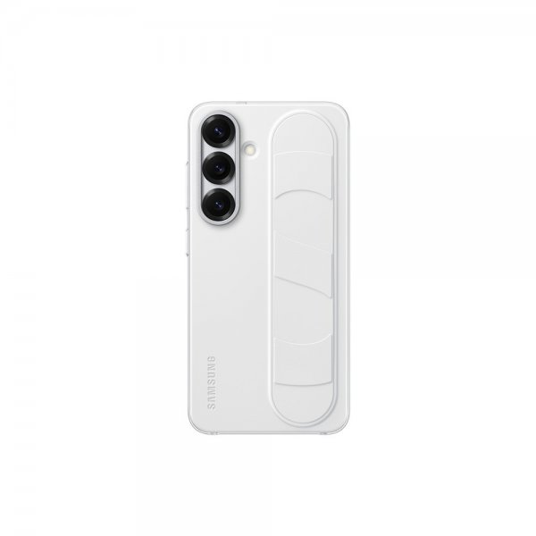 Samsung Original Galaxy S25 Skal Standing Grip Case Vit