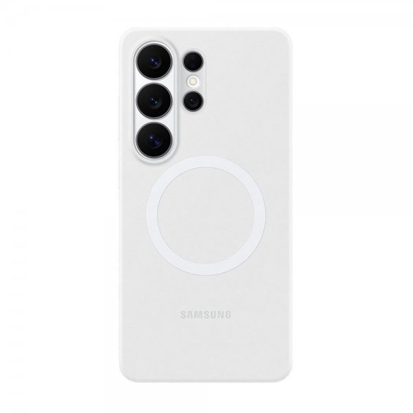 Samsung Original Galaxy S26 Ultra Skal Silicone Magnet Case Vit