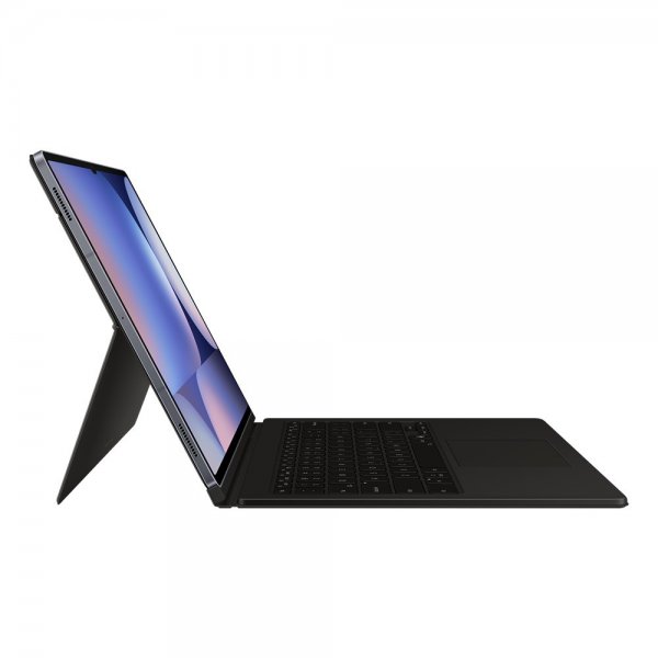 Samsung Original Galaxy Tab S9 Ultra/S10 Ultra Fodral Book Cover Keyboard Svart