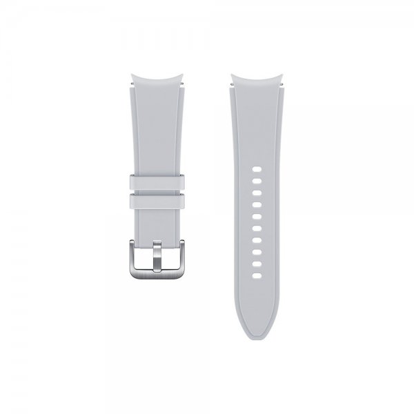 Samsung Original Galaxy Watch 20mm Armband Ridge Sport Band (S/M) Silver