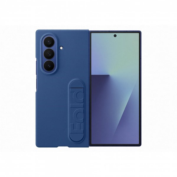 Samsung Original Galaxy Z Fold 7 Skal Silicone Case Blå