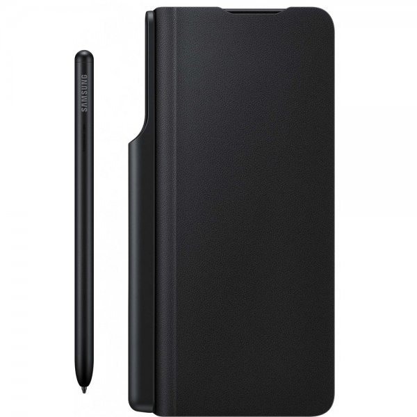 Samsung Original Galaxy Z Fold3 Fodral Flip Cover with Pen Svart