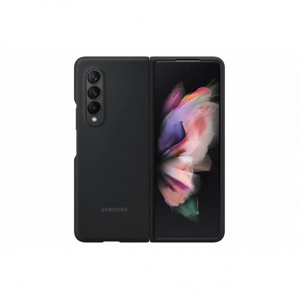 Samsung Original Galaxy Z Fold3 Skal Silicone Cover Svart