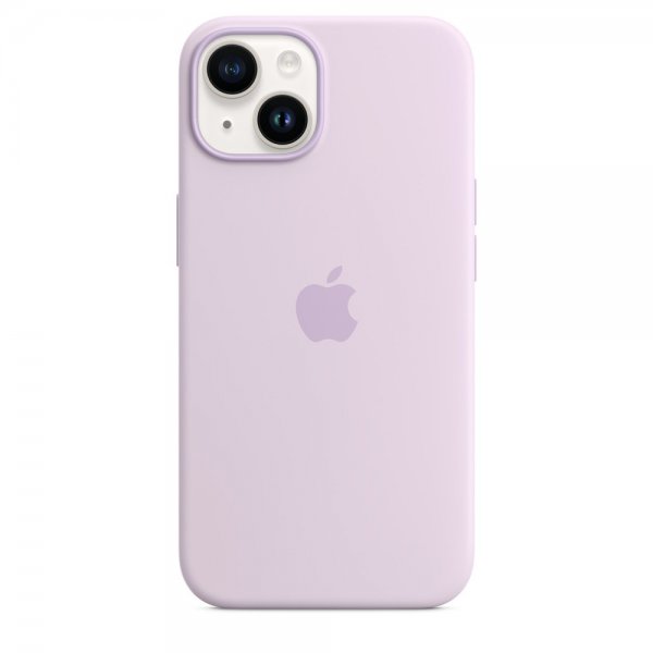 Apple Original iPhone 14 Plus Skal Silicone Case MagSafe Syrenblå